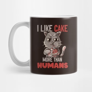 I Like Cake More Than People by Tobe Fonseca Mug